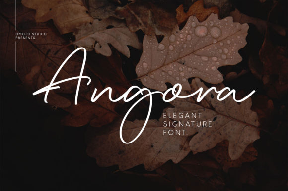 Angora Handwritten Font for Crafters & Makers
