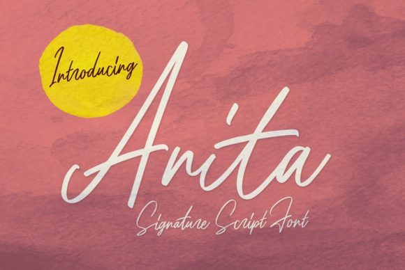 Anita: A Timeless Handwritten Font for Branding That Feels Human