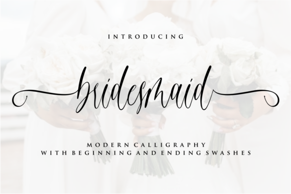Bridesmaid: A Handwritten Font That Feels Like a Quiet Conversation