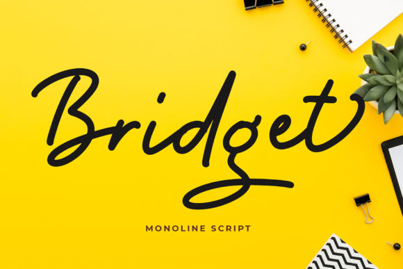 Bridget: A Relaxed Script Handwritten Font for Real Branding