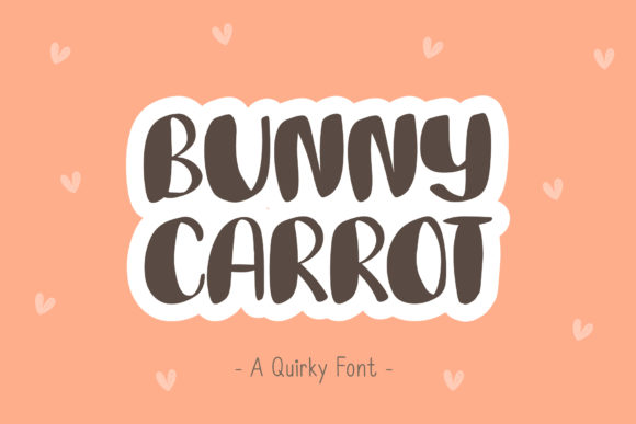 Bunny Carrot: A Playful Handwritten Font for Editorial Charm