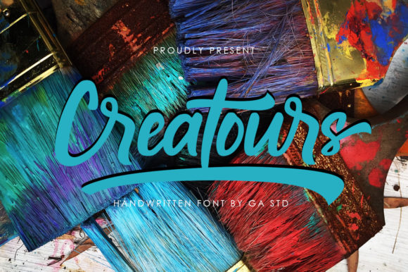 Creatours: A Fluid, Thoughtful Script Font for Brand Identity
