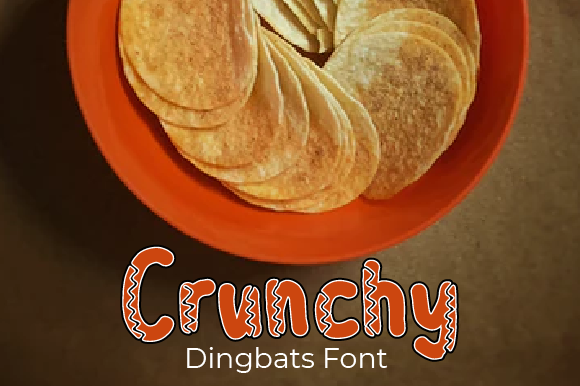 Crunchy: A Friendly Decorative Typeface for Editorial Charm