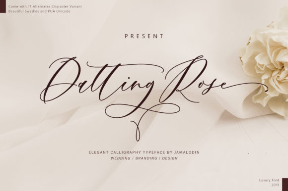 Datting Rose: A Handwritten Font That Elevates Real Small Business Branding