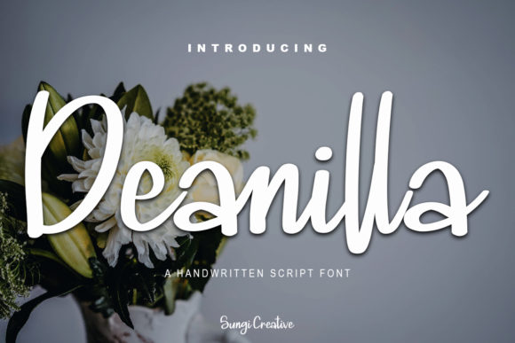 Deanilla: A Flowing Handwritten Font for Authentic Brand Identity