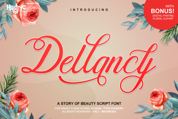 Dellancy: A Romantic Handwritten Font for Real Business Branding