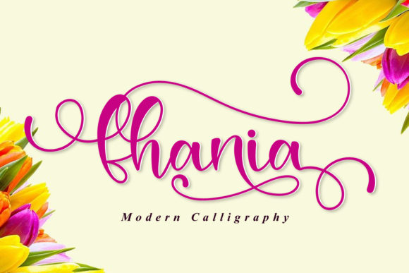 Fhania: A Script Handwritten Font That Converts Scroll Into Stop