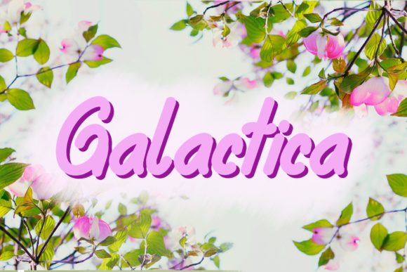 Galactica: A Sweet Handwritten Font for Digital Branding
