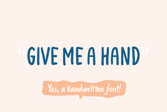 Give Me a Hand: A Refined Script Font for Editorial Design