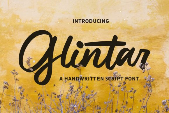 Glintar: A Script That Feels Like a Signature
