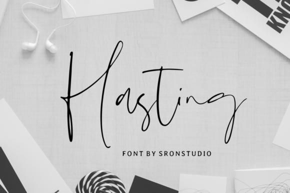 Hasting: A Relaxed & Elegant Handwritten Typeface for Real Branding