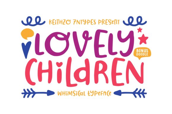 Lovely Children: A Joyful Handwritten Font for Warm Brand Identities