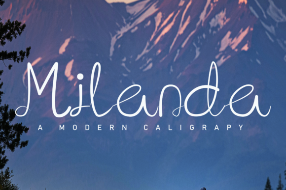 Milanda: A Sweet, Delicate Script Font for Thoughtful Branding