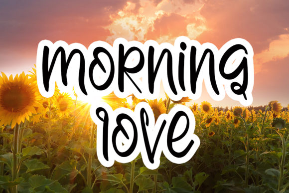 Morning Love: A Joyful Script Handwritten Font for Digital Brands