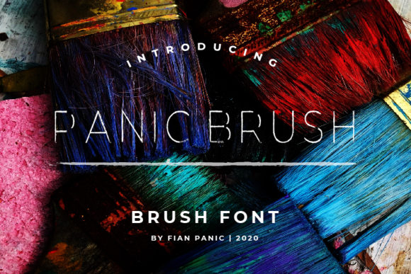 Panic Brush: A Modern Sans Serif Font for Bold Digital Headlines