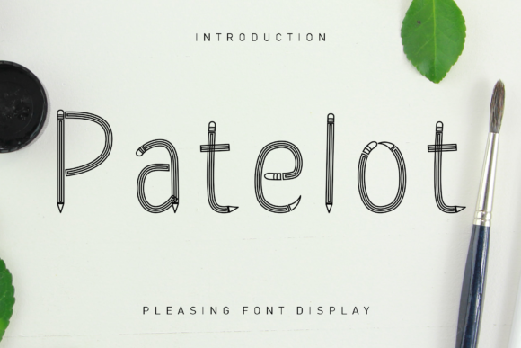 Patelot: A Decorative Typeface That Breathes Quiet Confidence