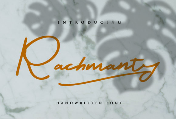 Rachmanty: A Thoughtful Handwritten Font for Brand Identity