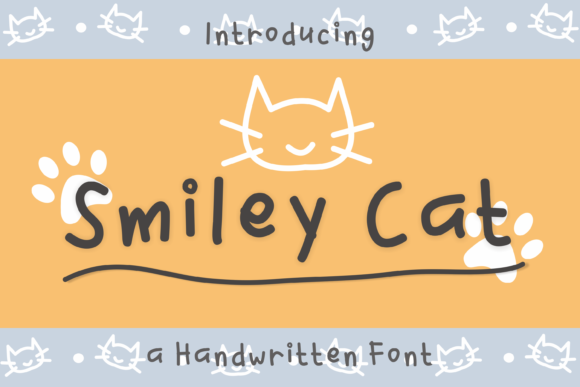 Smiley Cat: A Friendly Handwritten Font for Digital Branding