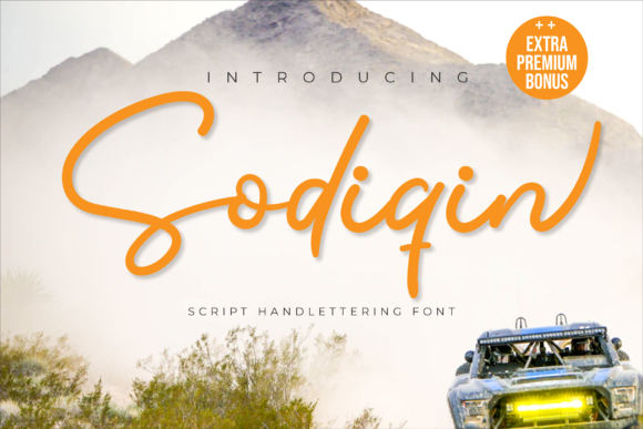 Sodiqin: A Relaxed Handwritten Font for Digital Branding