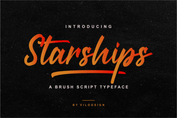 Starships Font: A Friendly Handwritten Typeface for Small Business Branding